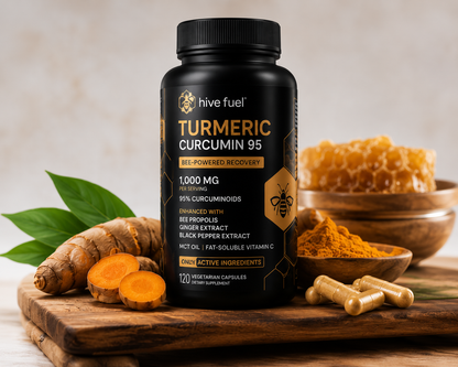 Hive Fuel Turmeric Dietary Supplement Capsules
